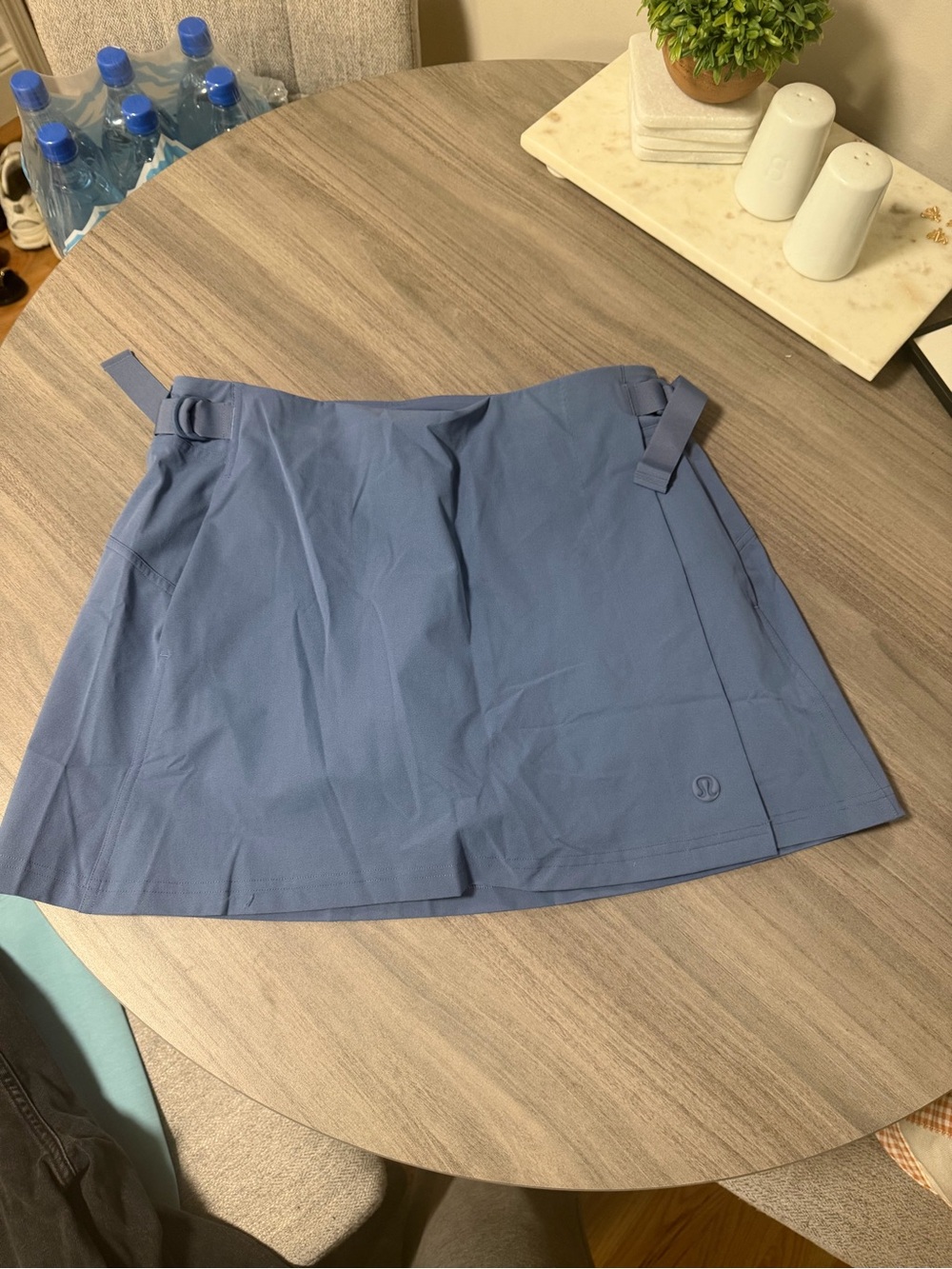 Lululemon Wrap-Front Mid-Rise Golf Skirt Oasis Blue Size 8